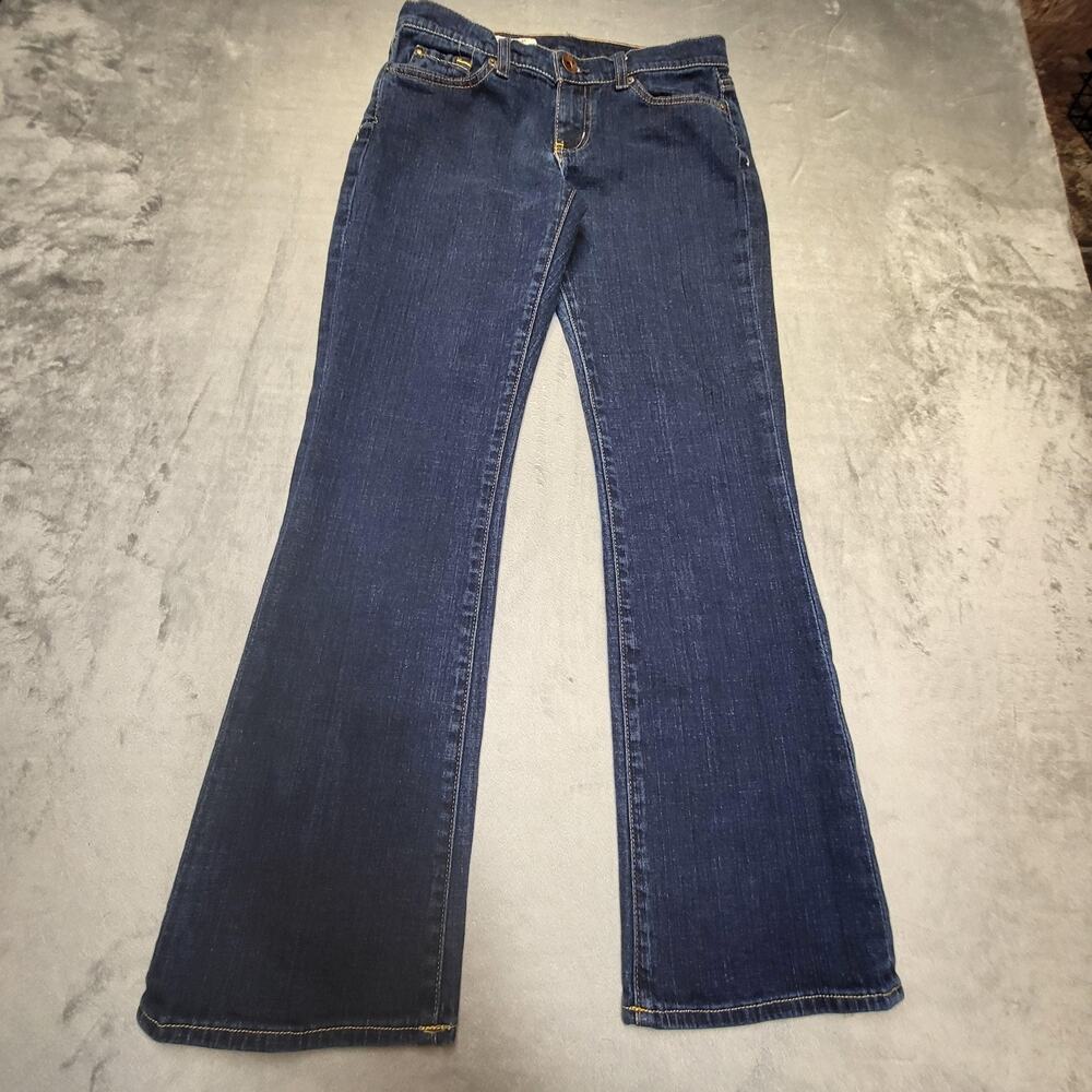 X2 Bootcut‎ Jeans Womens 4 Blue Dark Wash Mid Rise Stretch Denim Cotton Spandex